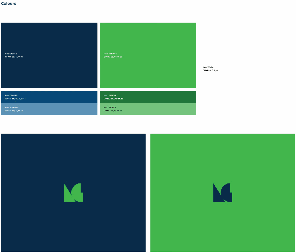 Brand colour palette