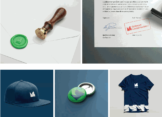Brand merchandise — cap, wax seal, t-shirt, badge
